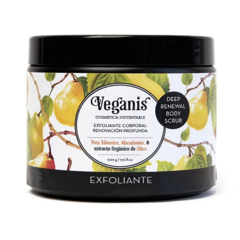 EXFOLIANTE CORPORAL RENOVACION PROFUNDA PERA SILVESTRE &amp; MACADAMIA  500 g